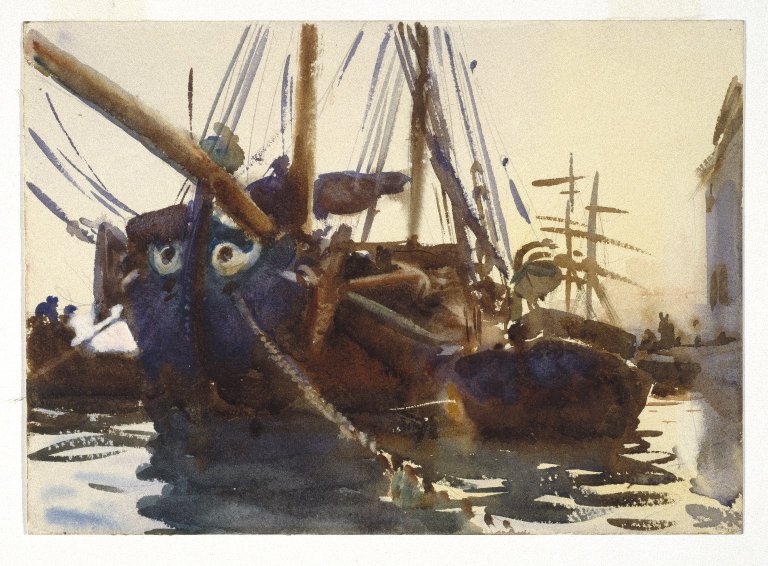 John Singer Sargent Venetian Boats